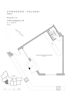 Lokal użytkowy, 57,53 m², oferta nr CHP/U/6/6