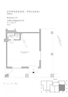 Lokal użytkowy, 72,68 m², oferta nr CHP/U/9/2