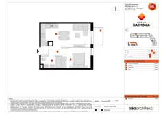 Mieszkanie, 36,03 m², 2 pokoje, piętro 1, oferta nr C/22