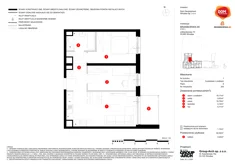 Mieszkanie, 50,52 m², 3 pokoje, piętro 8, oferta nr B/205