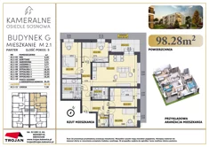 Mieszkanie, 98,28 m², 5 pokoi, parter, oferta nr M 2.1