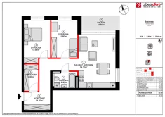 Mieszkanie, 72,21 m², 3 pokoje, piętro 3, oferta nr F20