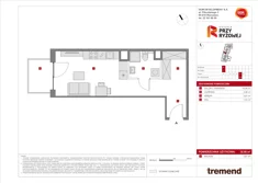 Mieszkanie, 32,08 m², 1 pokój, piętro 5, oferta nr E/110
