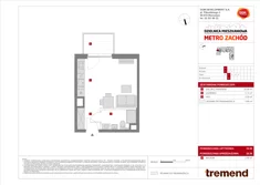 Mieszkanie, 26,58 m², 1 pokój, piętro 1, oferta nr F/9