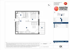 Mieszkanie, 41,08 m², 2 pokoje, piętro 1, oferta nr B/39