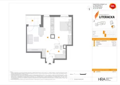 Mieszkanie, 43,95 m², 2 pokoje, piętro 1, oferta nr A/3