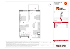 Mieszkanie, 45,12 m², 2 pokoje, piętro 1, oferta nr C/12