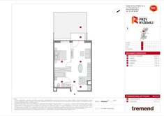 Mieszkanie, 45,12 m², 2 pokoje, parter, oferta nr C/4