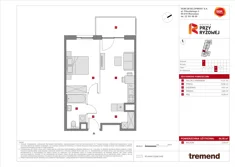 Mieszkanie, 44,56 m², 2 pokoje, piętro 4, oferta nr E/102