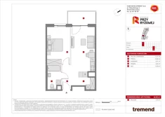 Mieszkanie, 44,56 m², 2 pokoje, piętro 5, oferta nr E/108