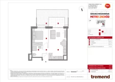 Mieszkanie, 33,62 m², 2 pokoje, parter, oferta nr F/73