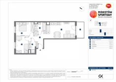 Mieszkanie, 58,67 m², 3 pokoje, piętro 3, oferta nr B/18