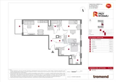 Mieszkanie, 77,78 m², 4 pokoje, piętro 3, oferta nr A/67