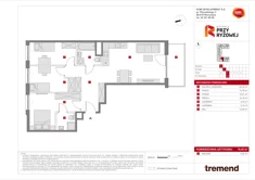 Mieszkanie, 78,45 m², 4 pokoje, piętro 2, oferta nr D/45