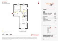 Mieszkanie, 58,19 m², 3 pokoje, piętro 1, oferta nr X/4