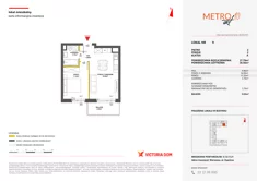 Mieszkanie, 37,79 m², 2 pokoje, piętro 2, oferta nr X/9