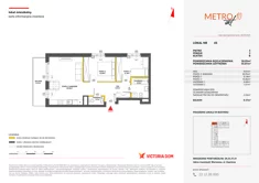 Mieszkanie, 58,05 m², 3 pokoje, piętro 5, oferta nr X/45