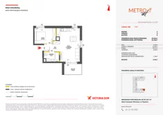 Mieszkanie, 43,64 m², 2 pokoje, piętro 4, oferta nr XI/111