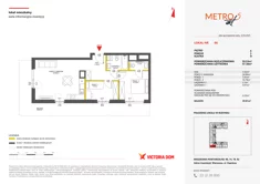 Mieszkanie, 59,53 m², 3 pokoje, piętro 4, oferta nr V/86