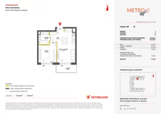 Mieszkanie, 39,54 m², 2 pokoje, piętro 1, oferta nr VIII/10