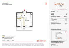 Mieszkanie, 37,30 m², 2 pokoje, piętro 1, oferta nr VIII/111