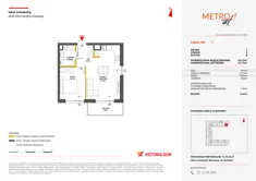 Mieszkanie, 42,57 m², 2 pokoje, piętro 1, oferta nr IX/7