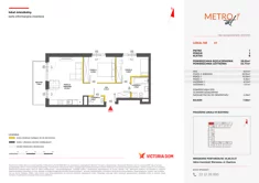 Mieszkanie, 58,05 m², 3 pokoje, piętro 1, oferta nr IX/41