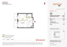 Mieszkanie, 38,00 m², 2 pokoje, piętro 1, oferta nr IX/65