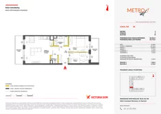 Mieszkanie, 56,93 m², 3 pokoje, piętro 3, oferta nr IX/98