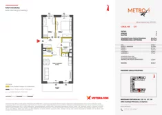 Mieszkanie, 60,47 m², 3 pokoje, piętro 3, oferta nr IV/121