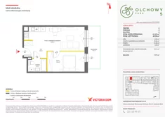 Mieszkanie, 41,19 m², 2 pokoje, piętro 2, oferta nr V/53