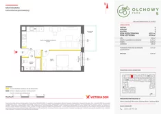 Mieszkanie, 42,51 m², 2 pokoje, piętro 2, oferta nr V/55