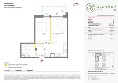 Mieszkanie, 43,47 m², 2 pokoje, piętro 1, oferta nr VI/86