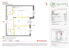 Mieszkanie, 64,59 m², 3 pokoje, parter, oferta nr VI/110