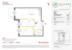 Mieszkanie, 55,14 m², 3 pokoje, piętro 2, oferta nr VI/140