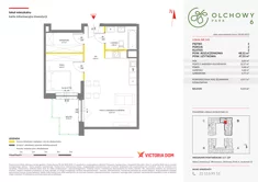 Mieszkanie, 48,52 m², 2 pokoje, piętro 2, oferta nr VI/143