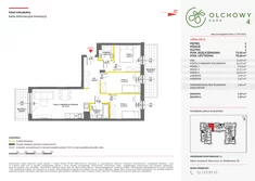 Mieszkanie, 73,61 m², 4 pokoje, piętro 2, oferta nr IV/21