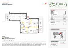Mieszkanie, 64,48 m², 3 pokoje, piętro 2, oferta nr IV/37