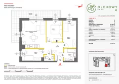 Mieszkanie, 65,52 m², 4 pokoje, piętro 2, oferta nr IV/57