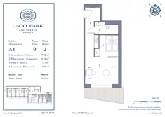 Apartament inwestycyjny, 36,15 m², 2 pokoje, parter, oferta nr A1