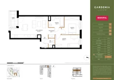 Mieszkanie, 58,62 m², 3 pokoje, piętro 2, oferta nr D050