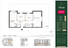 Mieszkanie, 70,14 m², 4 pokoje, parter, oferta nr B081