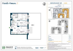 Mieszkanie, 54,24 m², 3 pokoje, parter, oferta nr 220