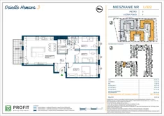 Mieszkanie, 80,10 m², 4 pokoje, piętro 3, oferta nr 322