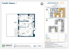 Mieszkanie, 57,60 m², 3 pokoje, parter, oferta nr 331