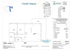 Mieszkanie, 70,89 m², 3 pokoje, piętro 1, oferta nr 16