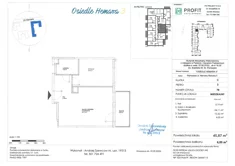 Mieszkanie, 45,87 m², 2 pokoje, piętro 3, oferta nr 78