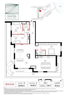 Mieszkanie, 146,69 m², 4 pokoje, piętro 8, oferta nr D.8.1