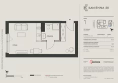 Apartament inwestycyjny, 31,15 m², 1 pokój, parter, oferta nr 4.1