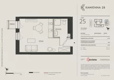 Apartament inwestycyjny, 27,65 m², 1 pokój, piętro 4, oferta nr 4.25